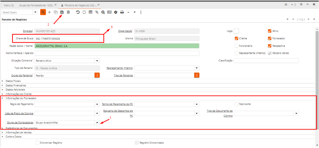 Grupo de Fornecedores