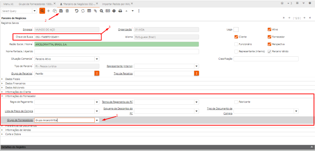 Grupo de Fornecedores